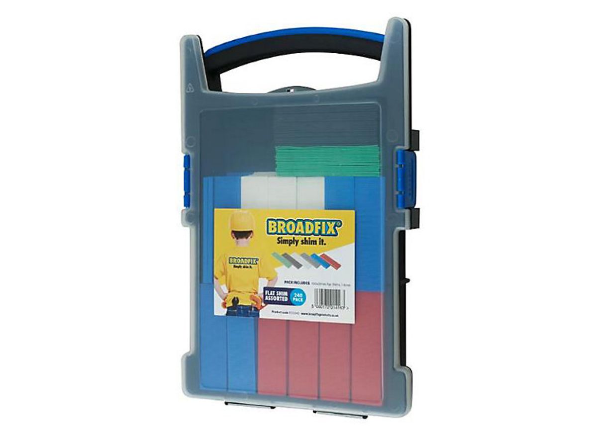 BROADFIX BGB240 Afstandhouders 100x28 mm 1-6 mm plat 240 stuks