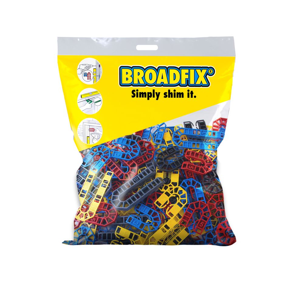 BROADFIX SMAB Assortiment U-opvulplaatjes, 200 stuks