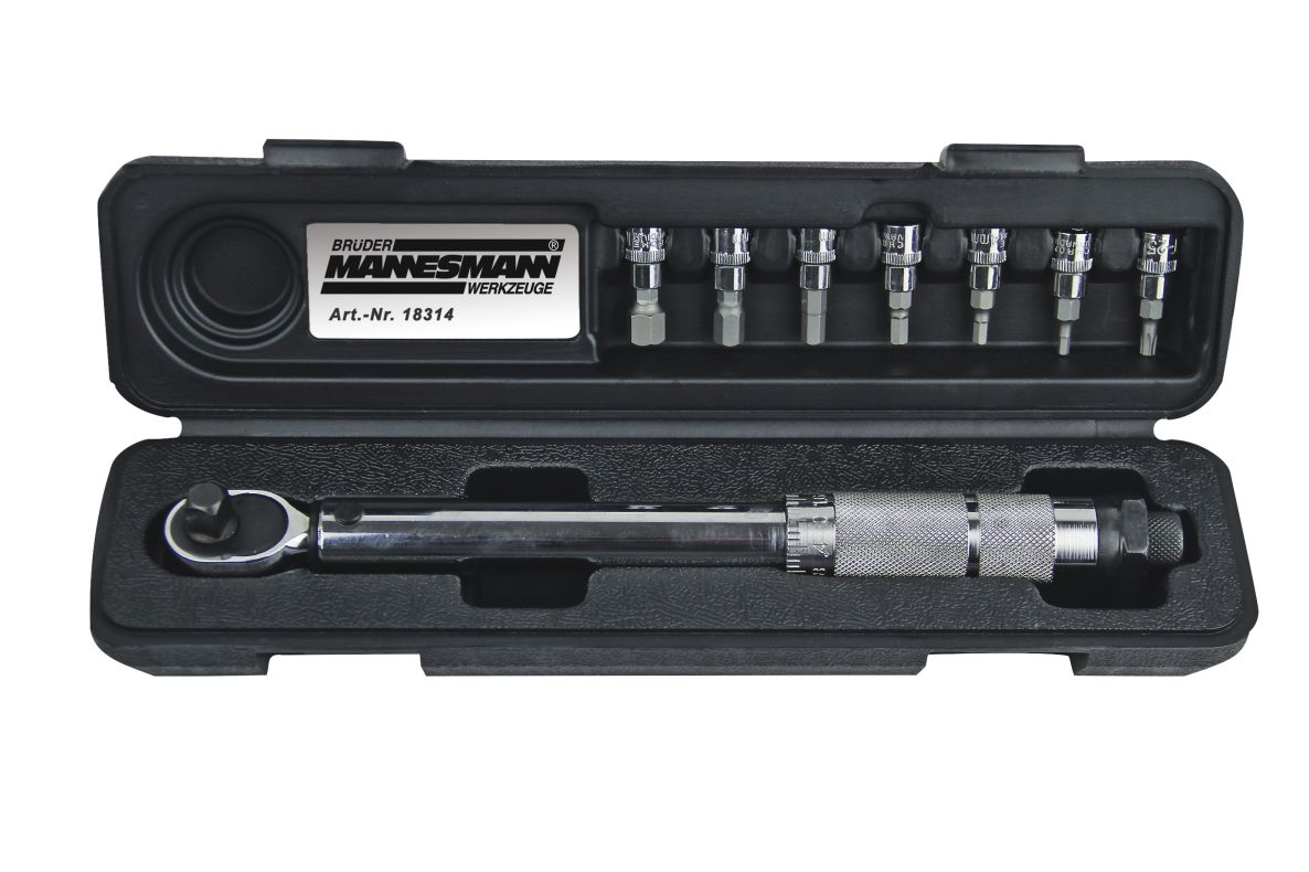 Brüder Mannesmann 18314 Momentsleutel 5-25 Nm 1/4"