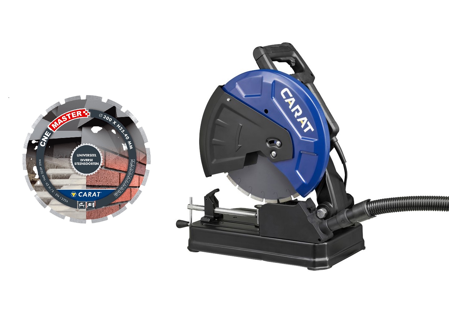 Carat BUC350CN26 EasyCoup Compact 350 Steenzaag incl. diamantzaag UNI 350 MASTER