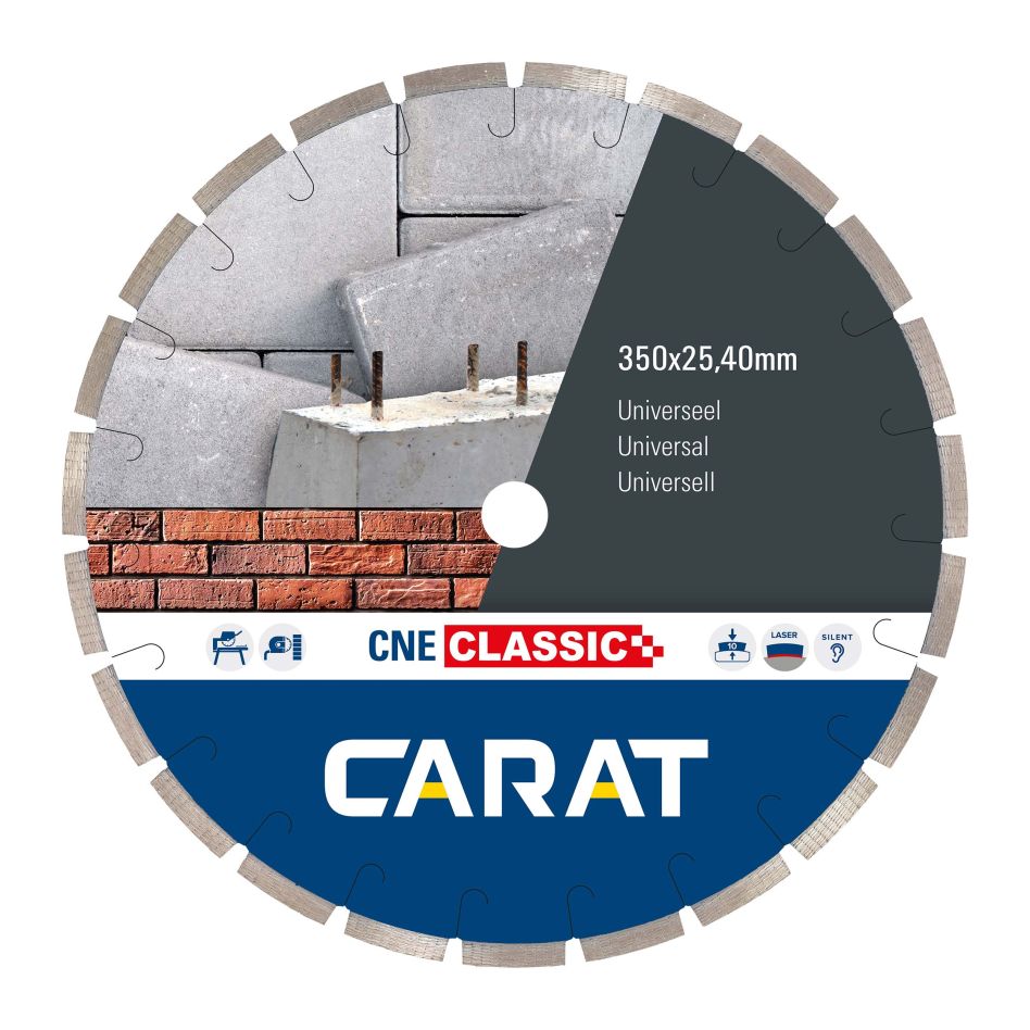 Carat CNEC350400 Diamantzaagblad UNIVERSEEL CNE CLASSIC 350x25,4MM