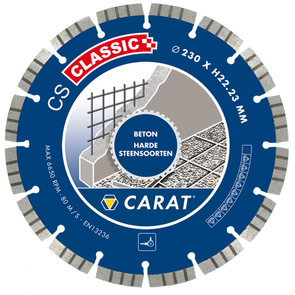 Carat CSC1153000 Diamantzaag Beton CS Classic 115 x 22,23