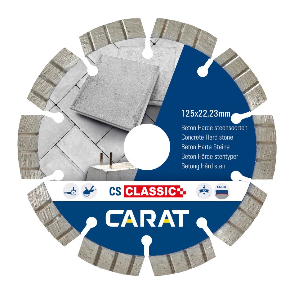 Carat CSC1253000 Diamantzaag Beton CS Classic 125 x 22,23