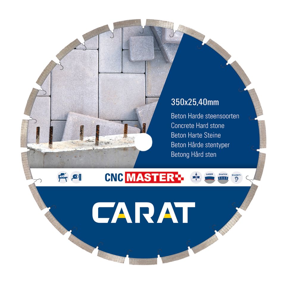 Carat CNCM350500 Diamantzaagblad BETON CNC MASTER 350x30,0MM