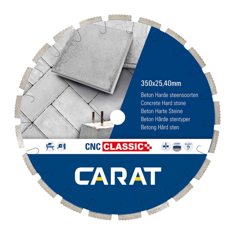 Carat CNCC350400 Diamantzaagblad BETON CNC CLASSIC 350x25,4MM