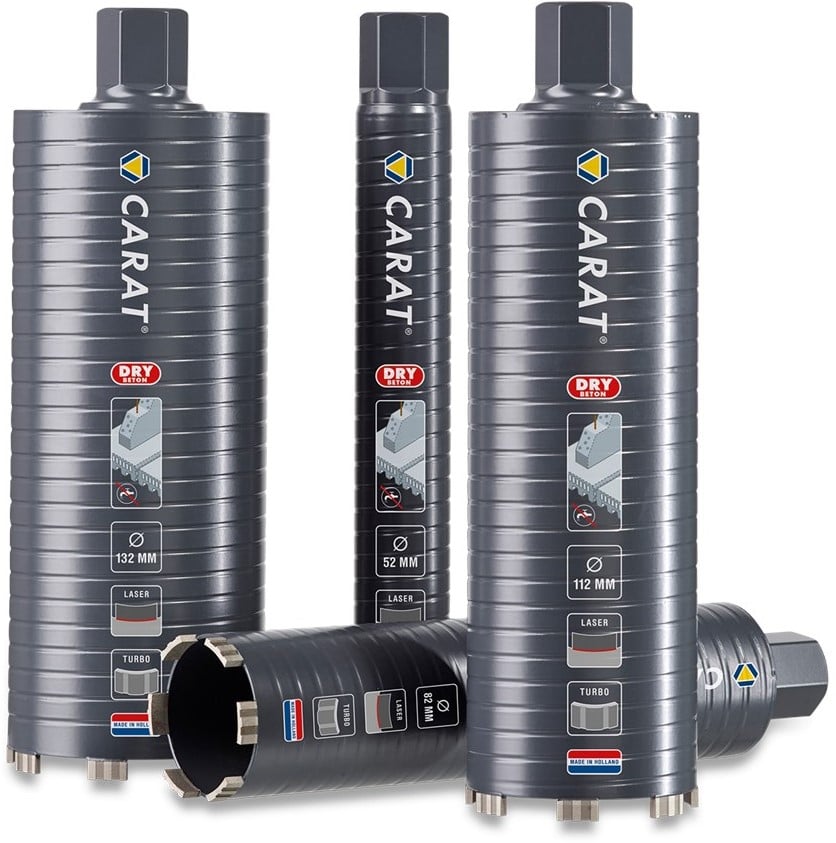 Carat ED06230020 Laser Beton Dry Diamantboor Droog Ø62x300x5/4" UNC