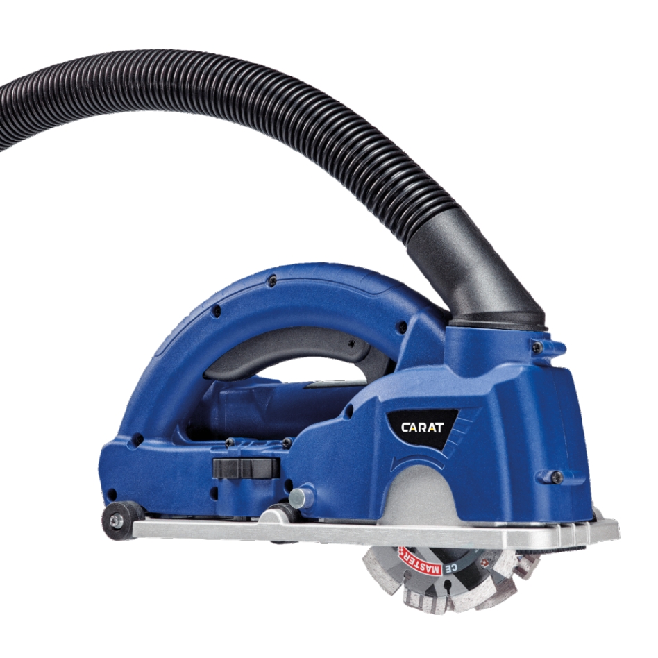 Carat MZSLB1255S SL-1255 DUSTEC sleuvenzaagmachine + 2 x diamantzaagblad