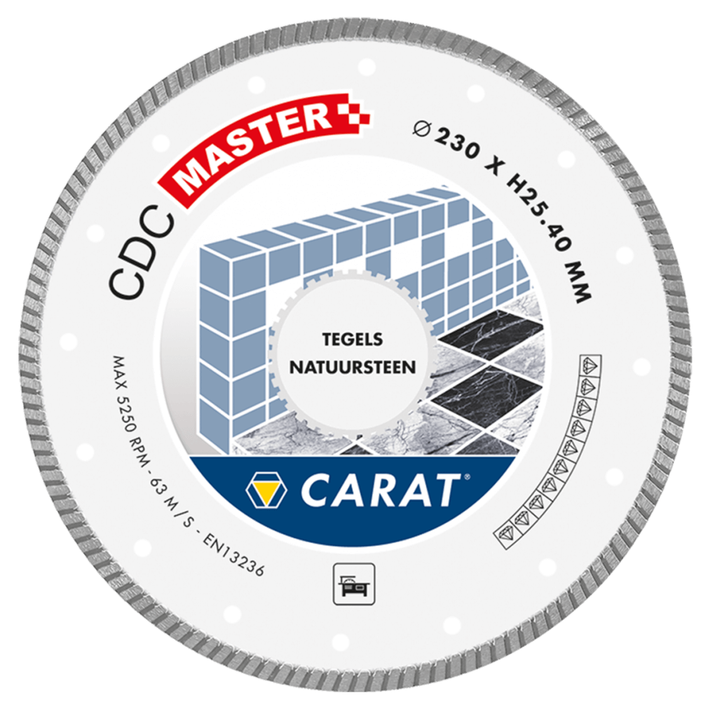 Carat CDCM300500 Diamantzaagblad TEGELS / NATUURSTEEN CDC MASTER 300x30,0MM