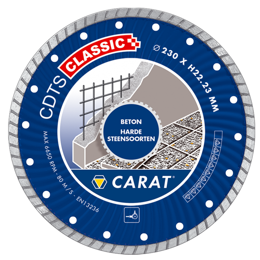 Carat CDTSC12530 Diamantzaagblad CDTS CLASSIC 125x22.2MM