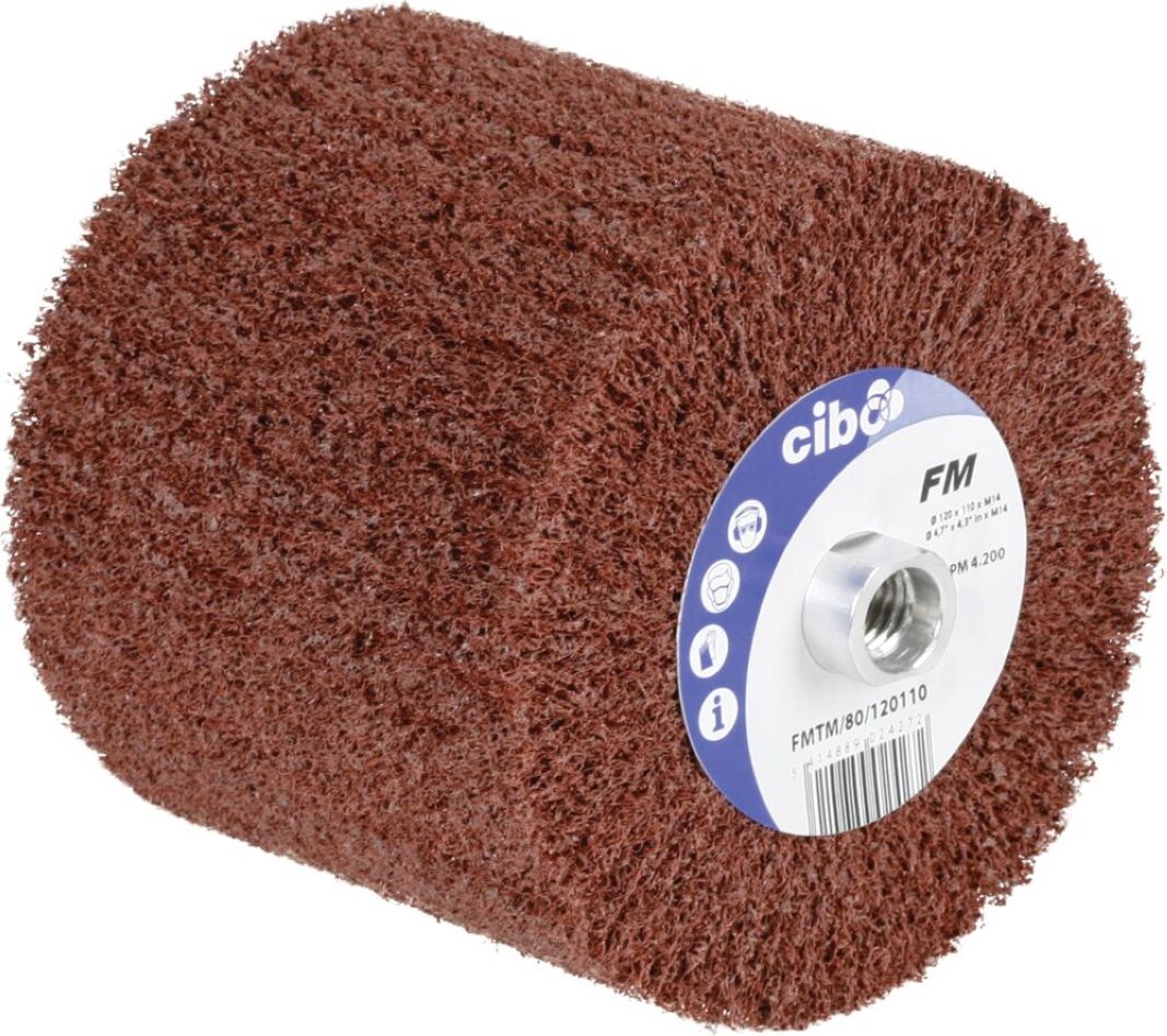 Cibo FMTM/80/120110 FM Tex schuurwiel Ø120x110xM14 nr.80