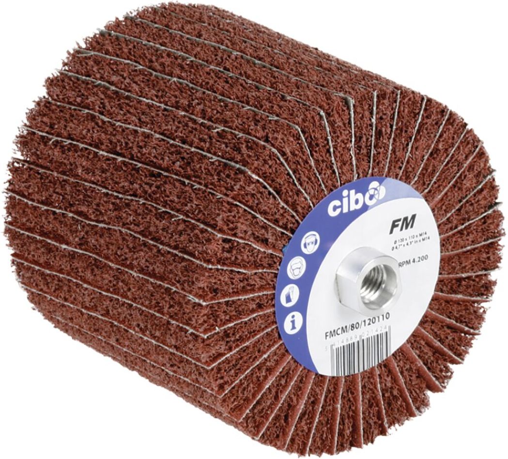 Cibo FMCM/80/120110 FM combi schuurwiel Ø120x110xM14 nr.80