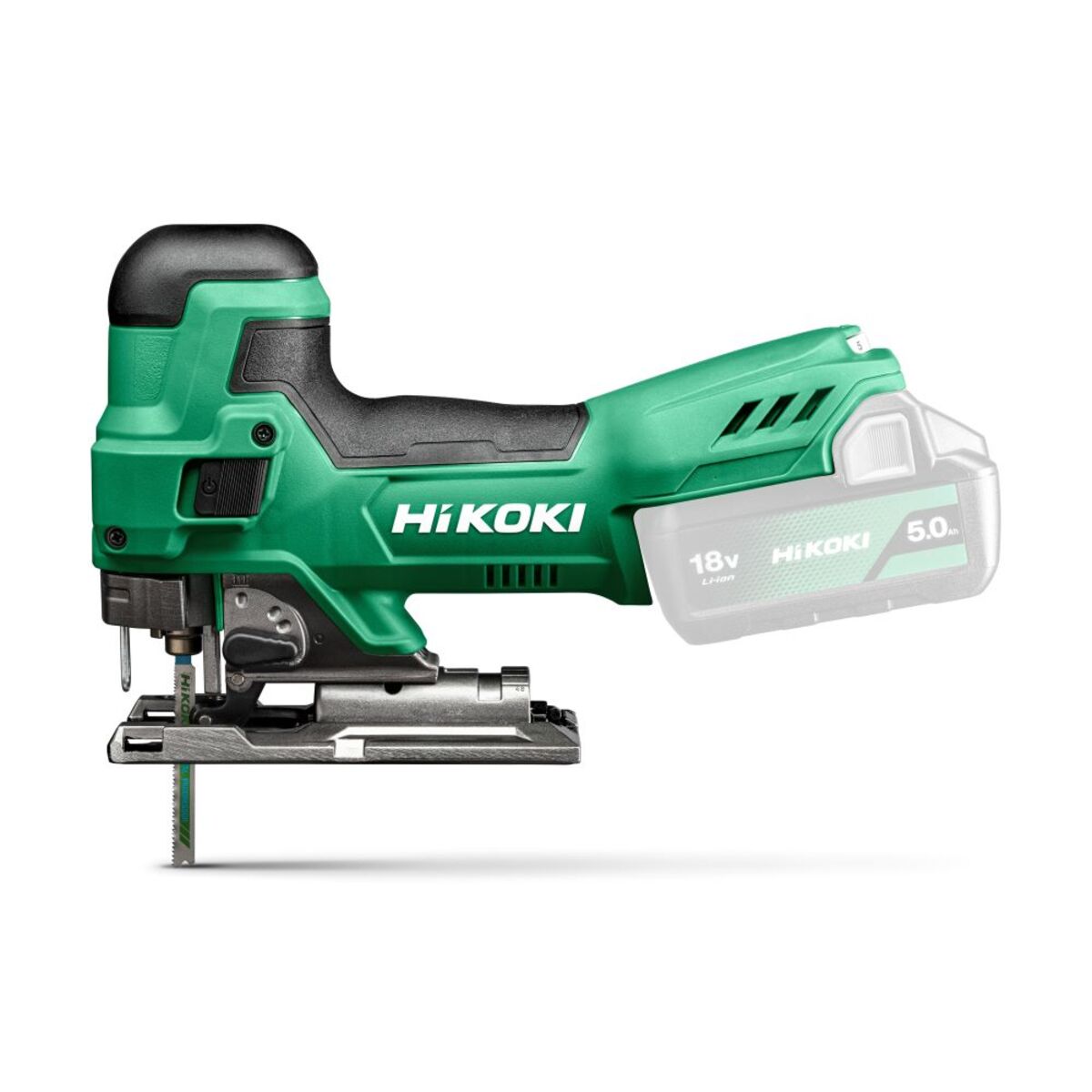 HiKOKI CJ18DBW2Z Accu decoupeerzaag 135 mm 18V excl. accu's en lader in HSC II koffer
