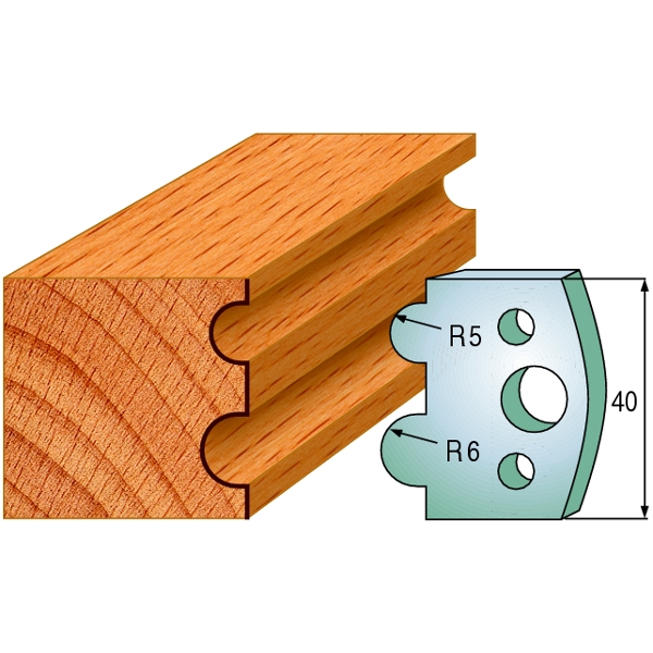 CMT 690.030 Profielmes paar hoogte 40 mm nummer 30
