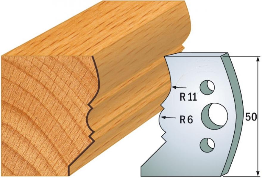 CMT 690.503 Profielmes paar hoogte 50 mm nummer 503