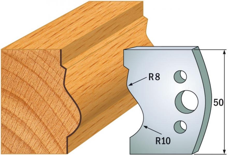 CMT 690.510 Profielmes paar hoogte 50 mm nummer 510