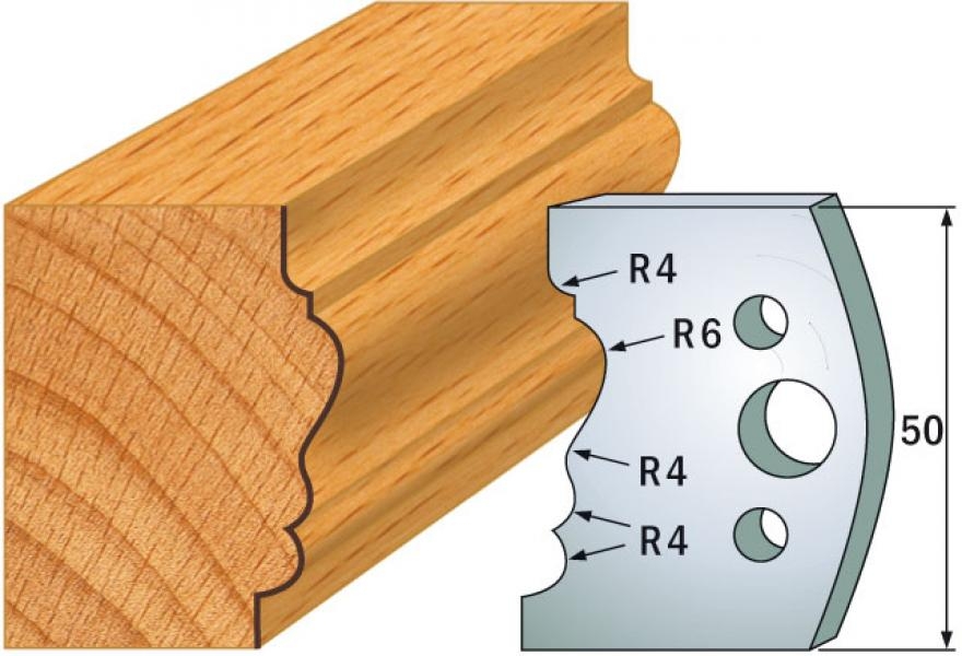 CMT 690.511 Profielmes paar hoogte 50 mm nummer 511