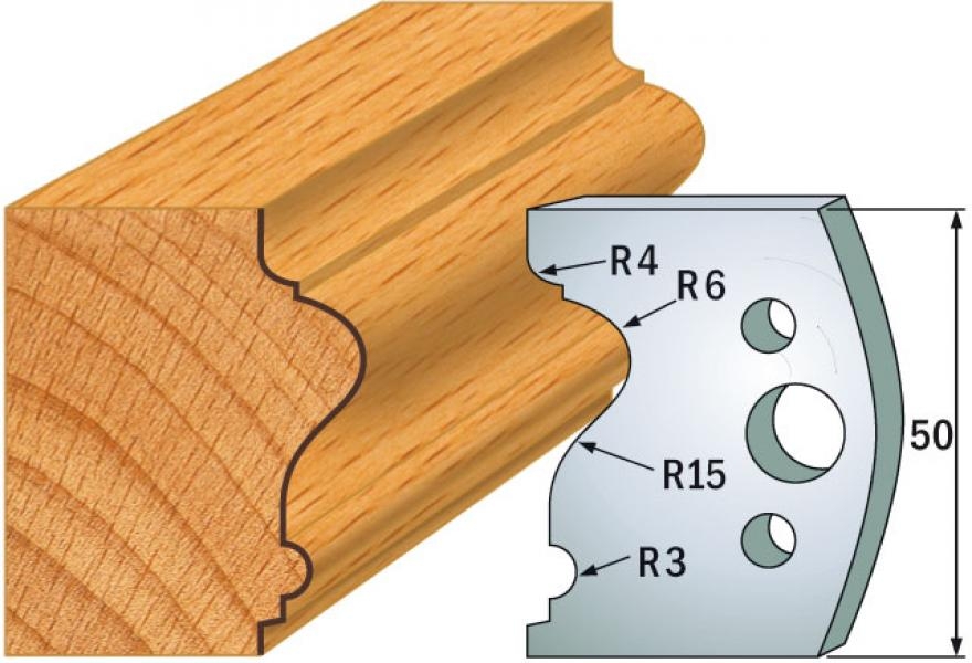 CMT 690.512 Profielmes paar hoogte 50 mm nummer 512