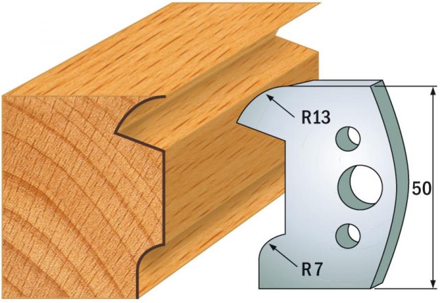 CMT 690.518 Profielmes paar hoogte 50 mm nummer 518
