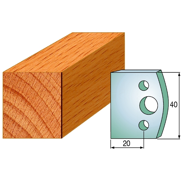 CMT 691.000 Contrames paar hoogte 40 mm nummer 0
