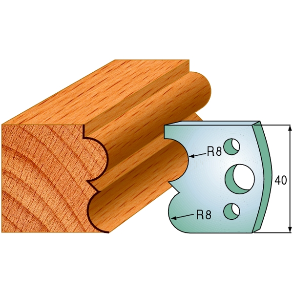CMT 691.028 Contrames paar hoogte 40 mm nummer 28