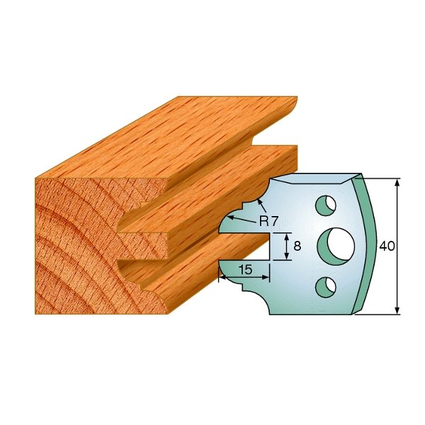 CMT 691.099 Contrames paar hoogte 40 mm nummer 99