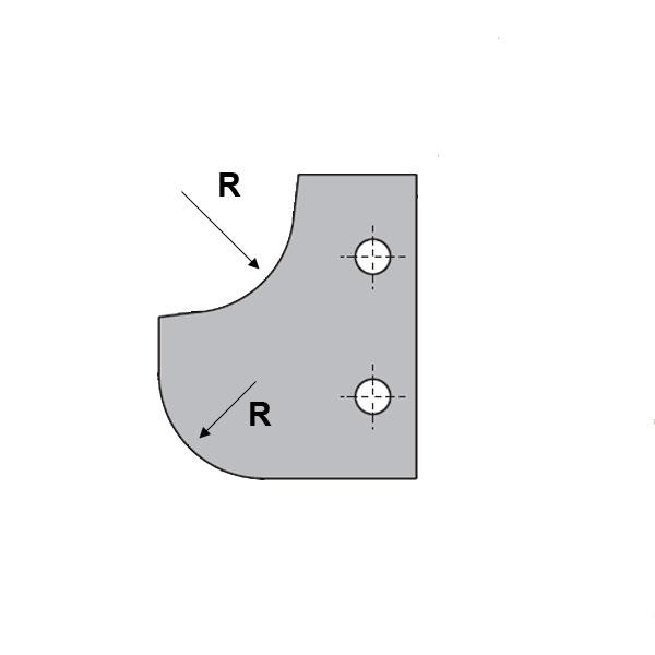 CMT 695.007.15 Profielmes 34,8x29,3x2 voor art 694.007 R=15