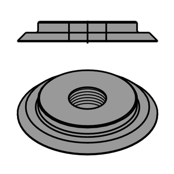 CMT 695.996.01 Bevestigingsmoer M4 voor WPL-mes 790.140 en freeskop 694.001 10x1,6