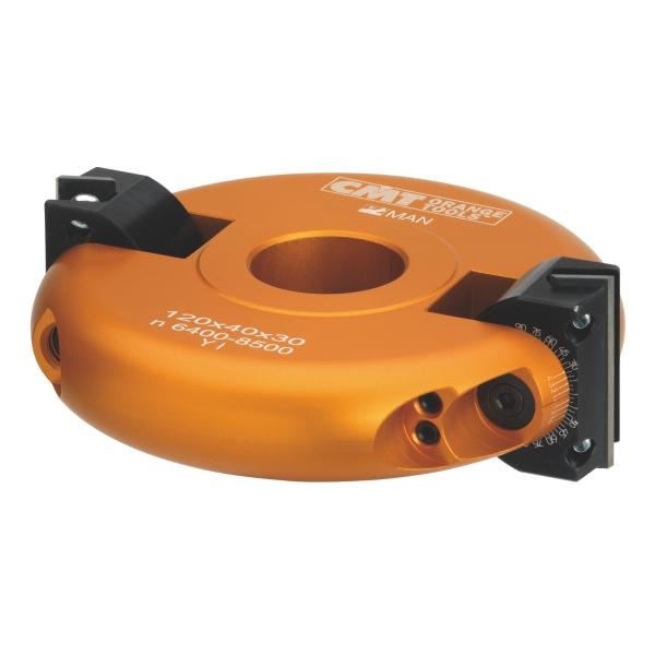 CMT 694.018.30 Verstelbare schaafkop ( in speciale alu. legering ) D_max 45° 140mm type MAN