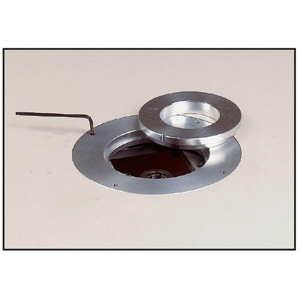 CMT 999.501.26 Universele inlegplaat met aluminium inlegringen Ø103-69.5mm zonder montagegaten voor artikel 999.500.01