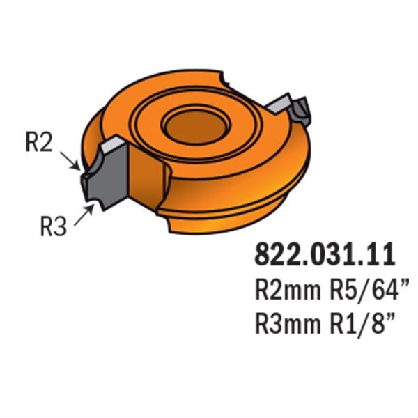 CMT 822.032.11 Radius schijffrees 34x8,7 F=Ø8