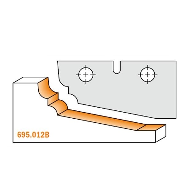 CMT 695.012B Profielmes 50x25x2 type B voor art 694.012