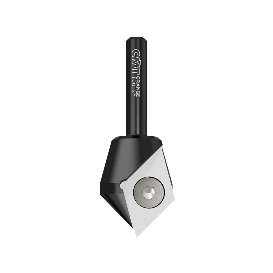 CMT 665.201.11 V-groef- en tekenfrezen met indexeerbare messen (90°) D=20 x 10mm