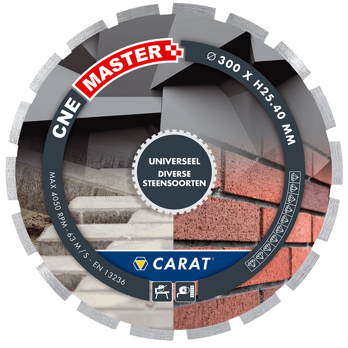Carat CNEM450400 Diamantzaagblad UNIVERSEEL CNE MASTER 450x25,4MM