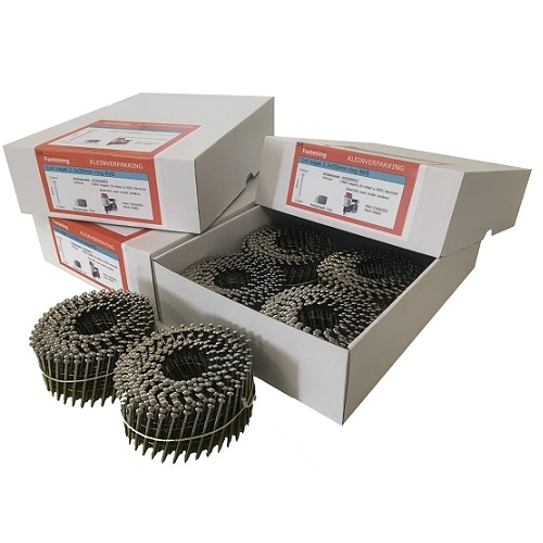 Co-Fastening KCN30003 Coil nagel Ring Flat RVS Bolkop - 2,3x35mm