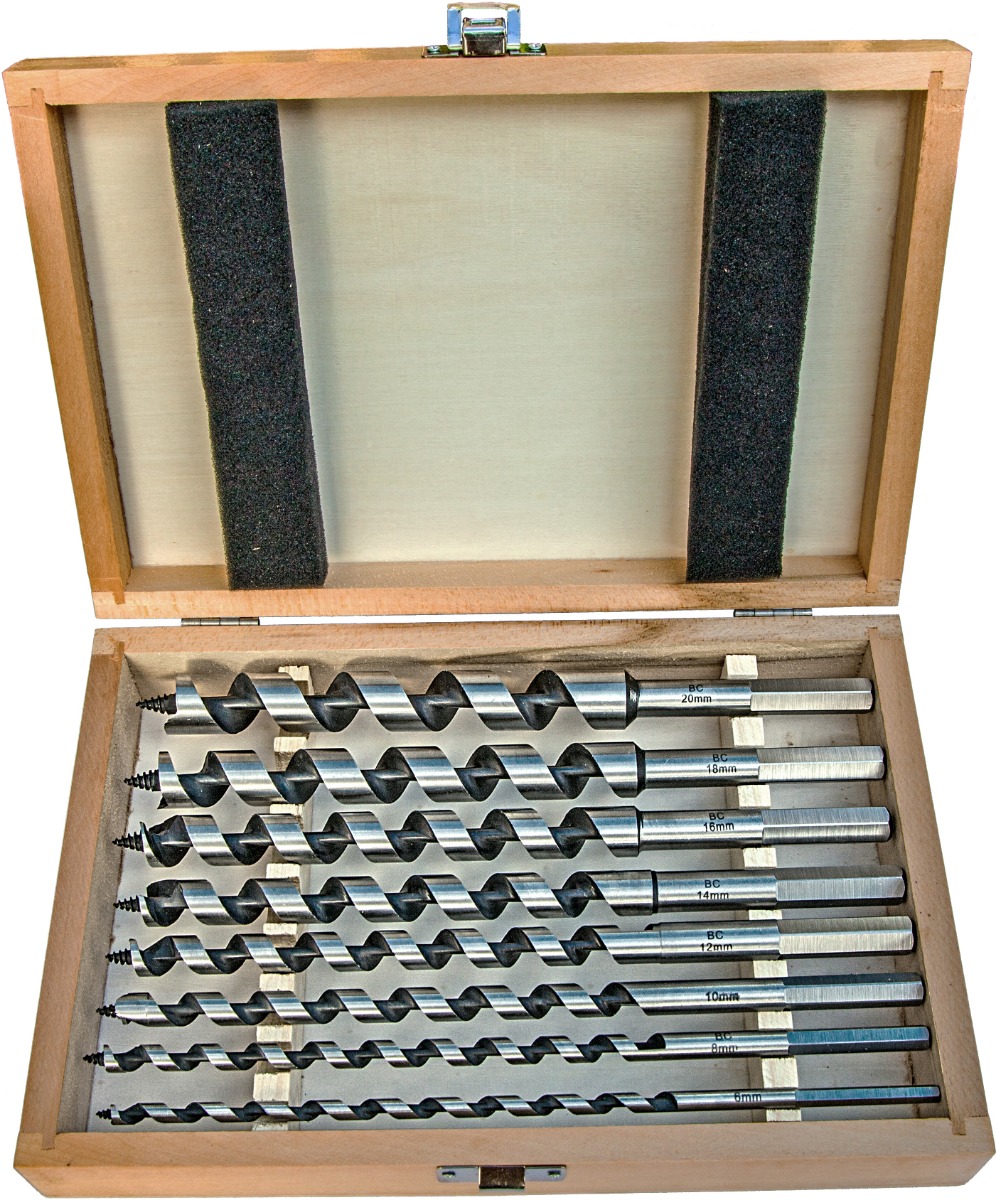 Bohrcraft 32001450623 Slangenborenset zeskant SB235 / 6-8-10-12-14-16-18-20x235 mm / 8-dlg