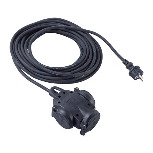 Connectra 46.521 Hangcontactblok 3-voudig - 10m - H07RN-F - 3 G 1,5 mm²