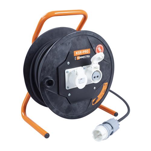 Connectra 48.200.25 Kabelhaspel KSR-Pro 42V 25m