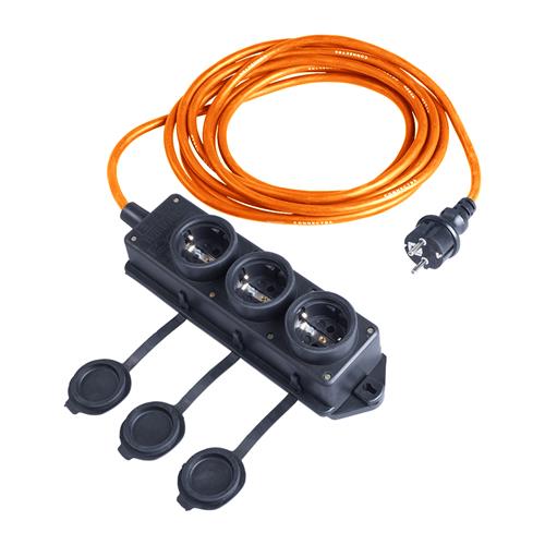 Connectra 46.423.10 Contactblok nylon 3-voudig - 10m - H07BQ-F - 3 G 2,5 mm² 