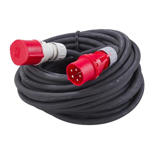 Connectra 40.872.01 Verlengleiding CEE 400V - 32A - 5P - 5 G 6,0 mm² - 25m met fasewissel