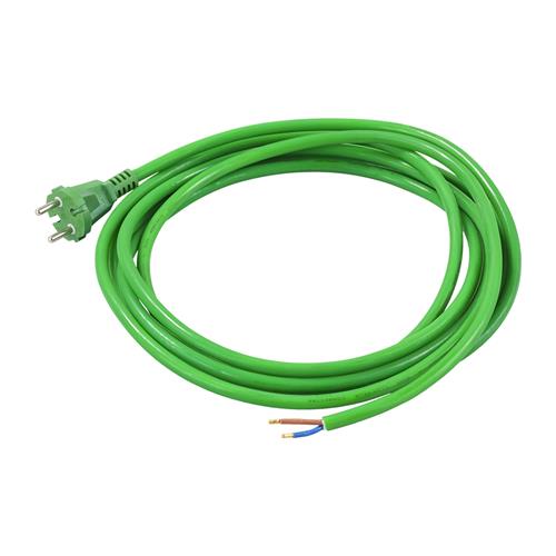 Connectra 40.392.50 Aansluitsnoer PUR 5m - H07BQ-F - 2 x 1,5 mm² - groen