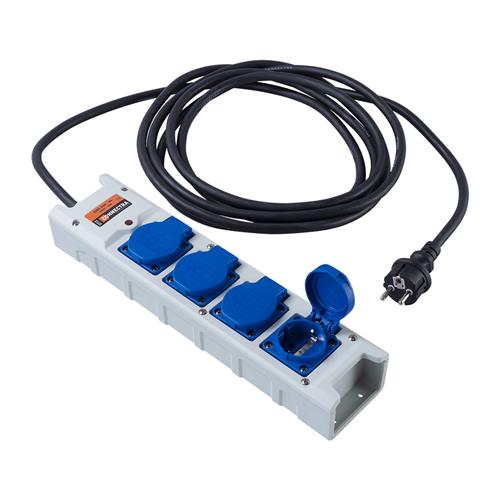 Connectra 46.477.05 Contactblok nylon 4-voudig - 5m - H07RN-F - 3 G 1,5 mm² 