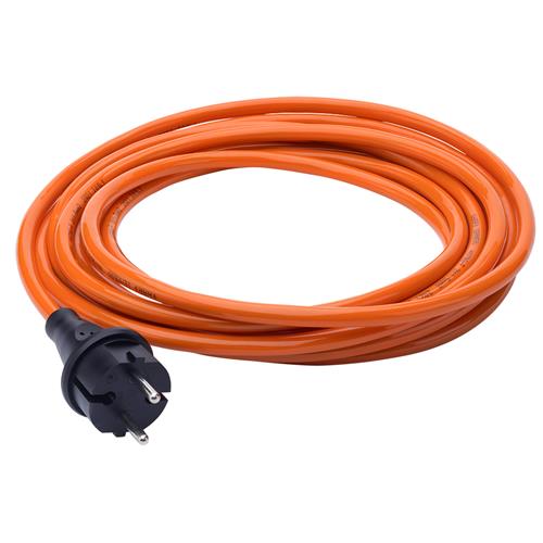 Connectra 40.392.66 Aansluitsnoer PUR 5m - H07BQ-F - 2 x 1,5 mm² - oranje 
