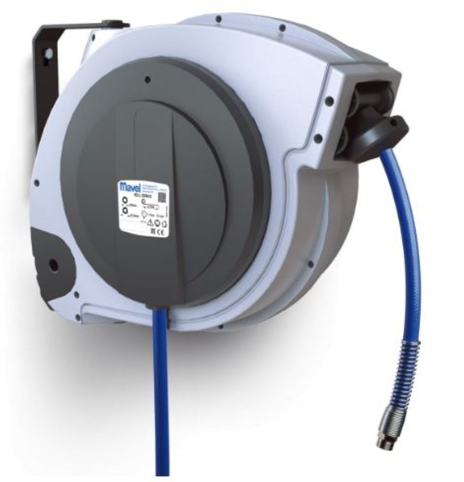 Contimac 568884300 Roll Genius Air Slanghaspel 14+1m (lucht/water) - 15bar - 10mm + SLOWMOTION