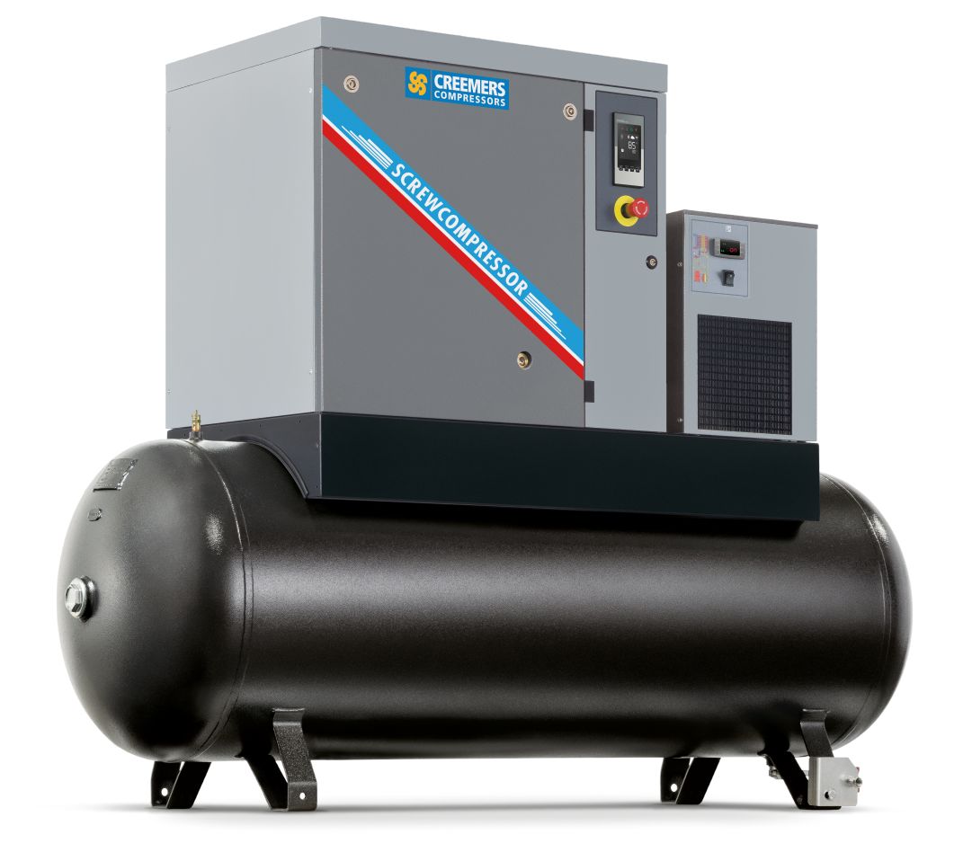 Creemers 4152021578 RCA 7,5/10 500 CD Stationaire Schroefcompressor 400V 10 bar 10 pk/7,5 kW 997 l/min 500 l