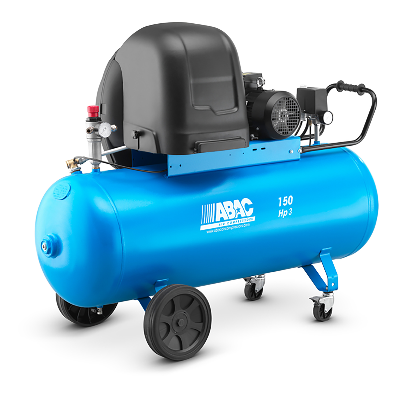 ABAC 4116007350 S A39B 150 CM3 Mobiele Stille Compressor 10 bar 3 pk/2,2kW 393 l/min 150 l