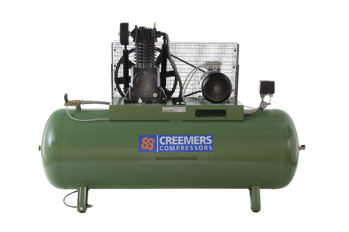 Creemers 1839027372 CSG 700/270 YD Stationaire Zuigercompressor Heavy Duty 400V 10 bar 5,5 pk/4 kW 451 l/min 500 l