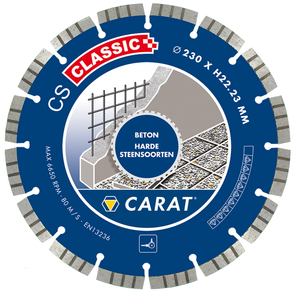 Carat CSC2303000 Diamantzaag Beton CS Classic 230 x 22,23