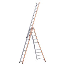 Little Jumbo 1201253010 1253 Reformladder met uitgebogen ladderbomen 3 x 10 sporten