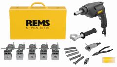 Rems 156014 R220 Twist/Hurrican Set 3/8-1/2-5/8-3/4-7/8" Elektrische Buisuithaler/Optromper