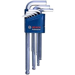 Bosch Blauw Accessoires 1600A01TH5 Stiftsleutelset 9-delig Professional